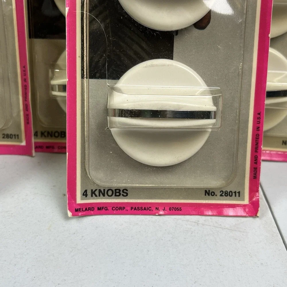6 Vintage Melard Replacement Stove Knobs‎ 4 Packs No. 28011 NOS